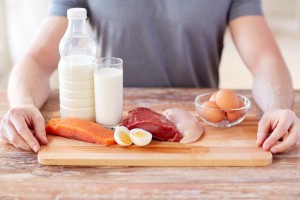 Продукты на столе полезные