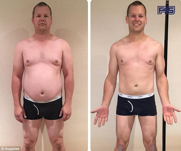 Jessica believes people keep coming back to F45 because it is suited to all types of body types, lifestyles, ages, and genders (pictured is Ian Bainsbridge) 