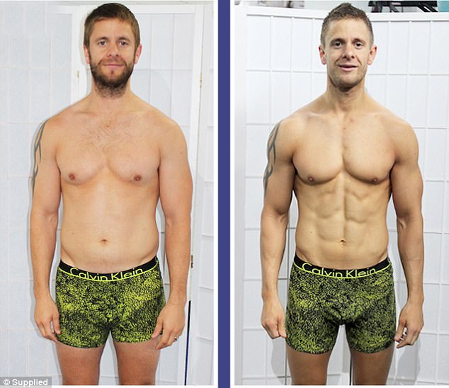 Niall Munro, 28, embarked on the F45 eight-week challenge after his honeymoon and lost 10.5 kilos thanks to the cult fitness studio. He was named male global winner in 2017